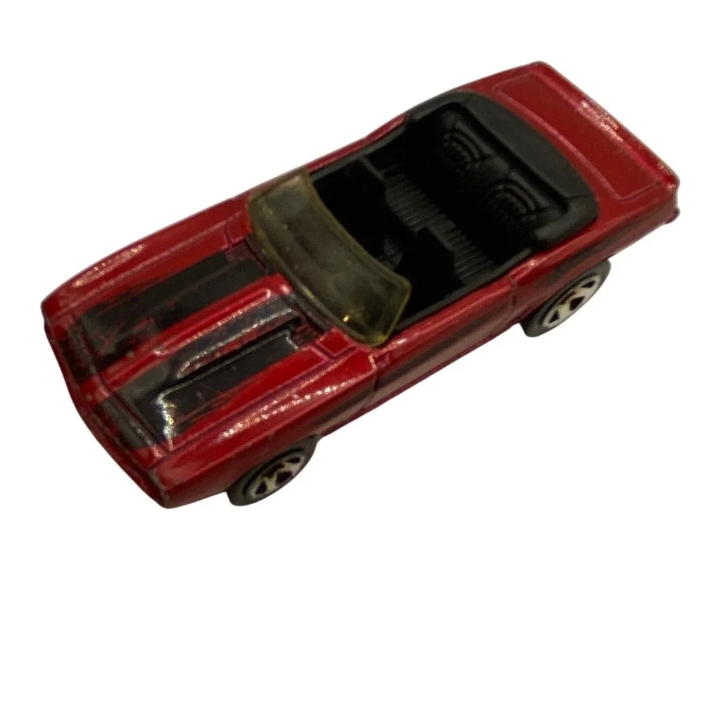 Hot Wheels 1969 Chevy Camaro Convertible Red Black Stripes Diecast‎ Car 1/64